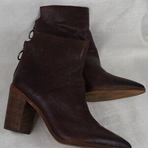 FRANCO SARTO WOMENS 10 BROWN BOOTS SHOES